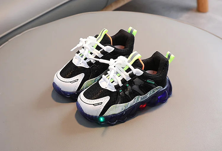 Kids Running Shoes Mesh Breathable Casual Sneakers for Children Lightweight Sport Shoes Boys Girl Non-Slip Outdoor.