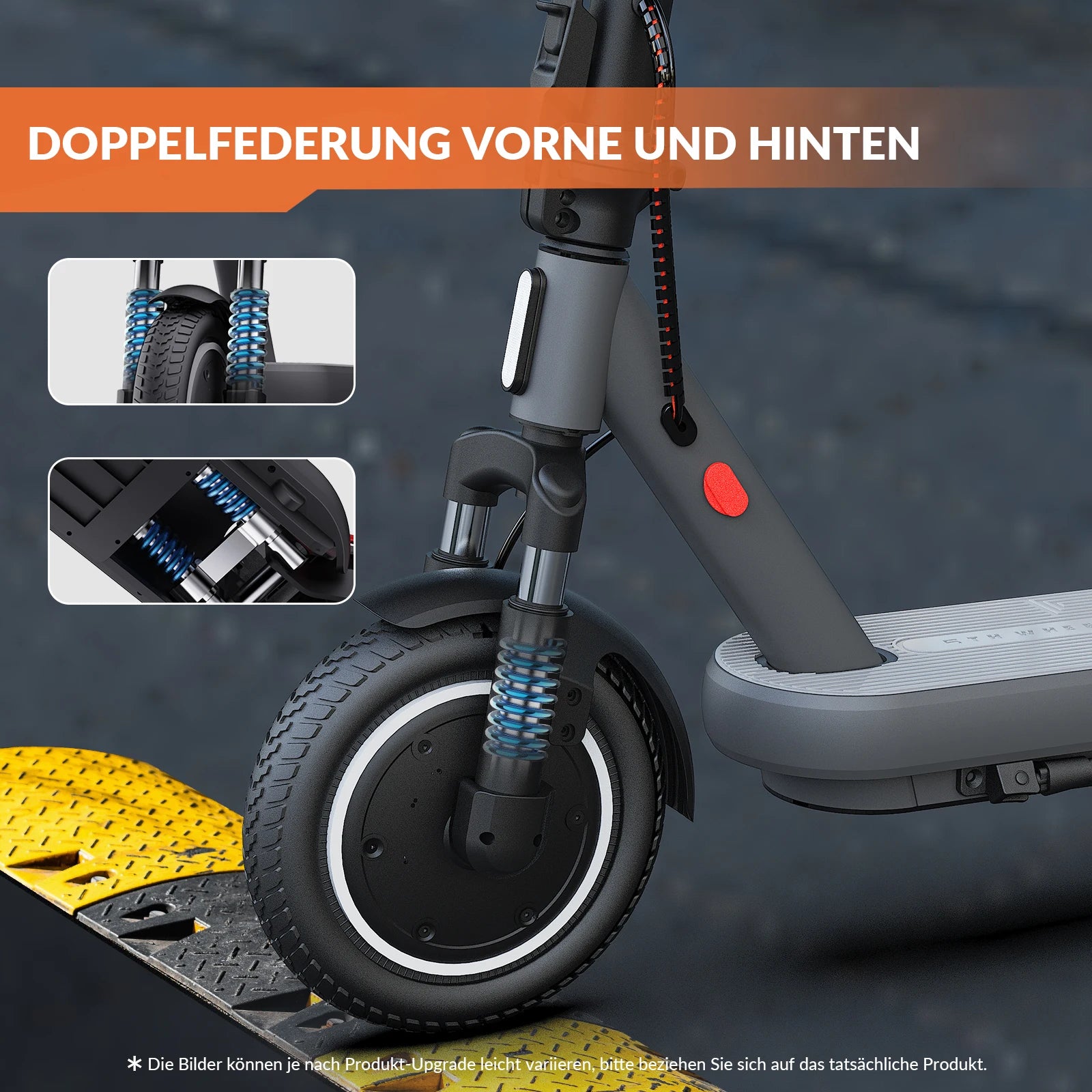 5TH WHEEL ES14 ABE Adult E-Scooter 400W Motor 48V 7.5AH Battery City Electric Scooter 10" Solid Tires Foldable Electric Scooter.