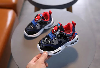 2024 New Arrival Disney Children Casual Shoes Fashion Cartoon Spiderman Boys Sneakers Kids Outdoor Shoes Sport Shoes for 1-6Y.