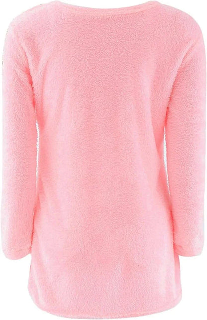 Frauen warmen Pullover einfarbig o Hals lose Baumwolle gestrickt Pullover langen Pullover lässig übergroße Bluse Damen Hipster Kleidung