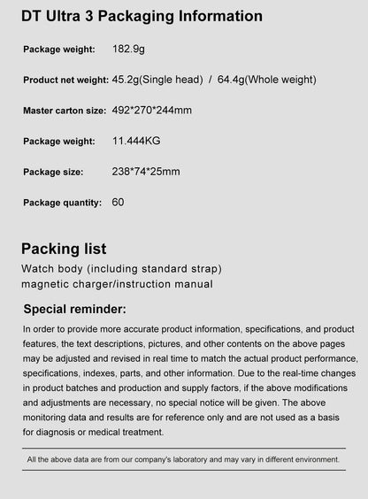 DT Ultra 3 Smartwatch Amoled Screen 4GB MP3 MP4 Player Bluetooth Network Sharing APP Store ChatGPT Smart AI Watch Men Sportwatch