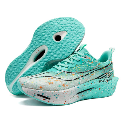 Supercritical E-TPU Marathon Running Shoes Men Women High-quality Road Jogging Shoes Light Comfy Sneakers Mesh Training Shoes