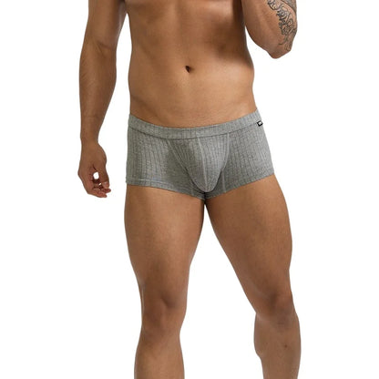 6er-Pack Herren-Unterwäsche, niedrige Leibhöhe, Boxershorts, einlagig, U-konvexer Beutel, Unterhose, atmungsaktive Boxershorts für Herren