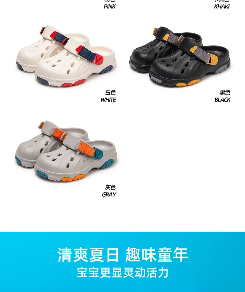 Children Shoes Boy Sandals Summer Cute Summer Clogs 3 To 7 Years Kids Indoor House Shoes Sneaker Casual Sports Boy Slipper Shoes.