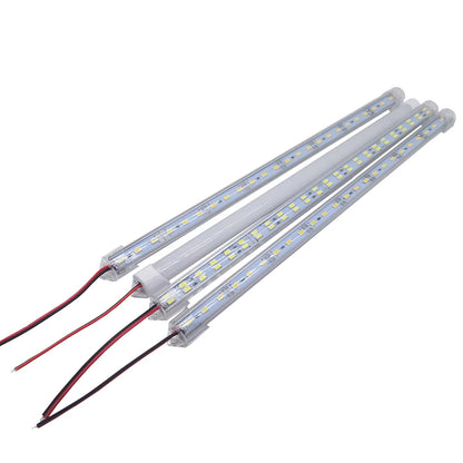 5Pcs/lot 20CM/30CM/50CM SMD 5630 12V LED Kitchen Under Cabinet Strip Lights Rigid Hard Bars Closet Tube Lamp.