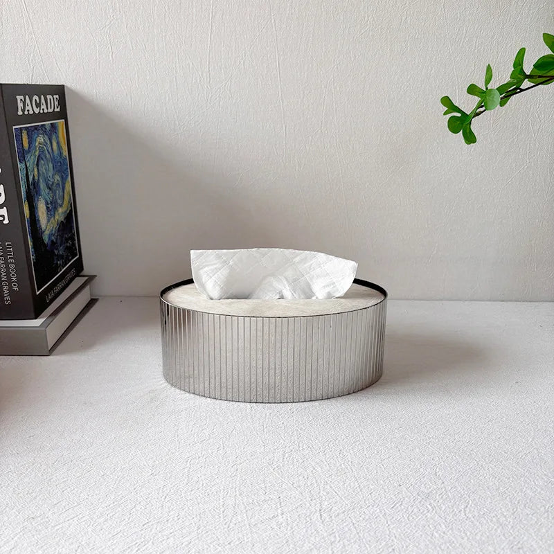 Horsehair Tissue Box Modern Living Room Desktop Tissue Storage Nordic Restaurant Napkin Boxes Home Decoration Accessories.