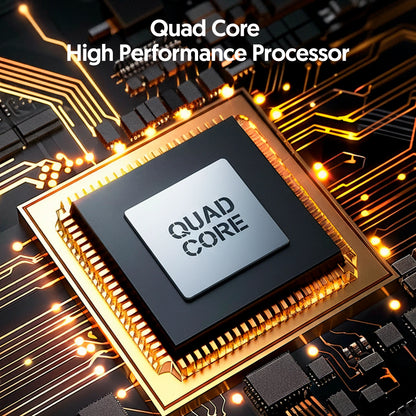 BAKEN Android 15 tablet, 10-inch, 12 (3+9)GB RAM + 64GB ROM, quad-core, 6000mAh battery, includes a free protective case.