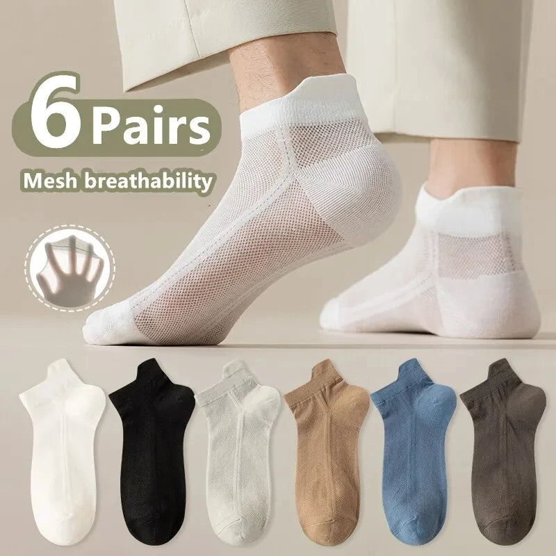 1pairs Men's Fashion Cotton Breathable Comfortable Ankle Socks, Men's Summer Socks