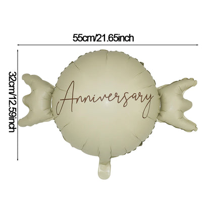 Matte 3D Herz Liebe dich Bär Aluminium Folie Ballon Hochzeit Dekoration Geschenke Schleife Stern Gänseblümchen Regenbogen Alles Gute zum Geburtstag Party Ballon.