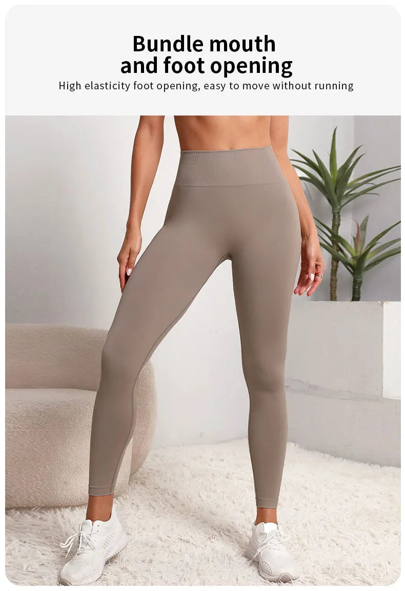 New High Waist Yoga Pants for Women - Tummy Control Leggings, Stretchy Soft Workout Running Pants, Comfortable Gym Sports Pants".