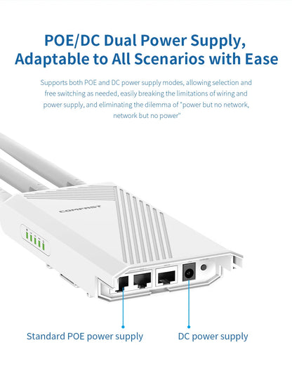 COMFAST BE3600 WIFI7 Outdoor AP Router 2.4G/5.8G Dual Dand Long Range signal Extender Amplifie wireless WiFi Repeater waterproof.