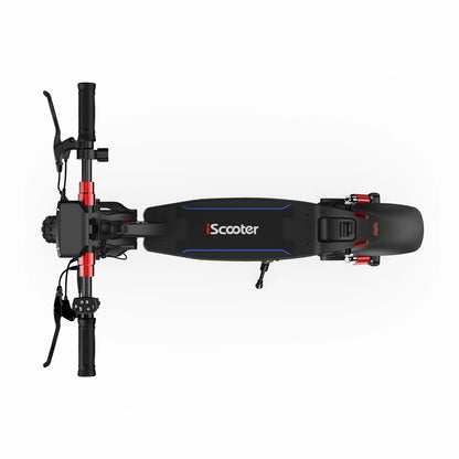 iScooter iX5Plus Foldable Adult Electric Scooter E-Scooter, 45KM/H Electric Kick Scooter, 1000W Skateboards 48V 17.5Ah Kickboard.