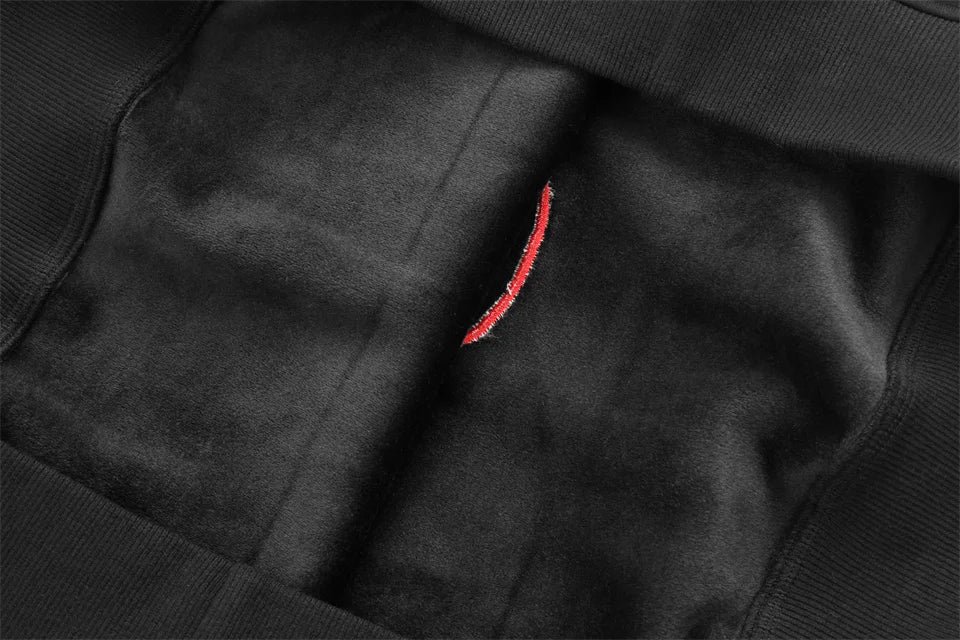 GIBSIE Plus Size Bow bestickter lockerer Hoodie Damen Herbst und Winter koreanische Kapuzen-Fleece-verdickte Pullover-Sweatshirts.