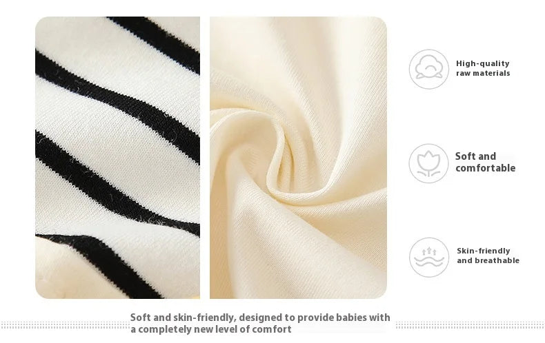 Sommer Baby Overall Cartoon Winnie the Pooh Bequeme Strampler für 0-2 Jahre alte Jungen Mädchen Streifen Kurzarm Bodys.