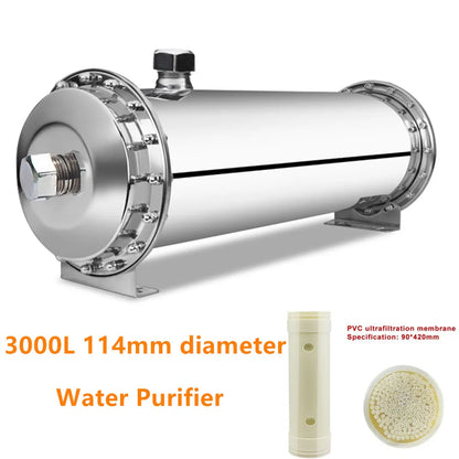 3000L Water Filter Machine 304 Stainless Steel Direct Drink Water Purification Equipment For Kitchen Restaurant Drink Filters.