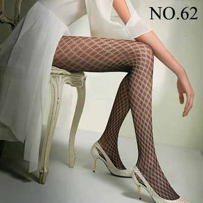 Woman Girls Fashion Gothic Fishnet Stockings Snake Skull Stripeds Socks Mesh Tights Panties Lolita Plus Size Pantyhose Leggings