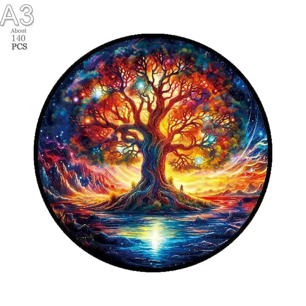 Giraffe Wooden Animal Puzzle Medium Difficulty Wood Jigsaws for Kids Adults Dragonfly Jigsaw Interesting Intelligent Toys