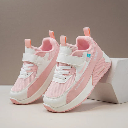 Autumn Girls Sneakers Mesh Fashion Soft Sole Outdoor Non-slip Children Casual Shoes Running Basketball Boy Sport Shoe Size 26-37