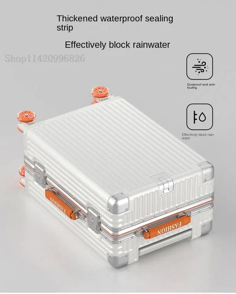 20-Zoll-Kompaktgepäck 26-Zoll-Trolley-Koffer mit großem Fassungsvermögen und Aluminiumrahmen für Männer und Frauen Reisekoffer