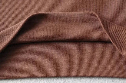 Women's One Shoulder Long Sleeved Crop Top.