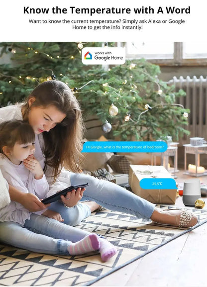 SONOFF SNZB-02P SNZB 02P Zigbee Temperature and Humidity Sensor Sonoff ZB Bridge-P Thermometer Detector Smart Home Via Ewelink.