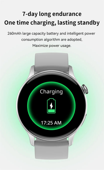 2025 NFC Smart Watch Amoled HD GPS Track Sports Heart Rate Bluetooth Call Waterproof Ladies Women Smartwatch For Huawei Xiaomi.