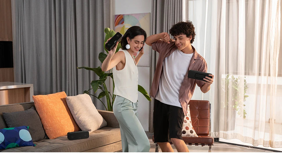 (EU stock) Soundcore 3 from Anker, Bluetooth 5.0 loudspeaker, 24H playing time, IPX7 waterproof, stereo sound with titanium membrane, Bas.