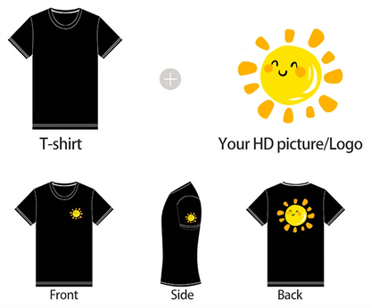 100% Cotton T-shirt Custom Logo Street Trend Short Sleeve T-shirt Embroidery Design European American Size Tops Printing Pattern.