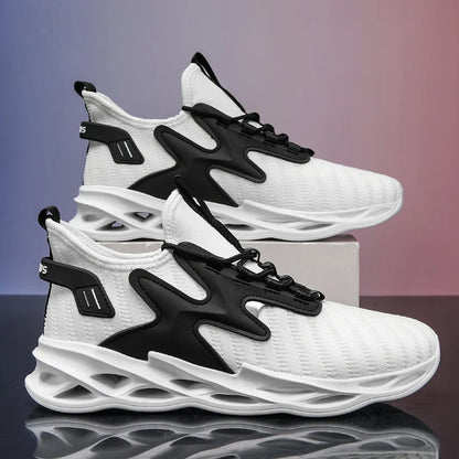 YRZL Sports Shoes Men Mesh Breathable Athletic Sneakers Lightweight Soft Sole Comfortable Walking Running Shoes for Men Non Slip.