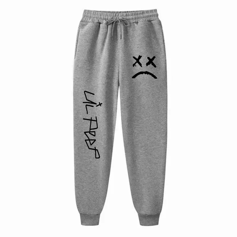 2024 New Running Jogging Pants Lil Peep Cry Baby Men Soft Bodybuilding Joggers Sweatpants Long Trousers Sport Training.