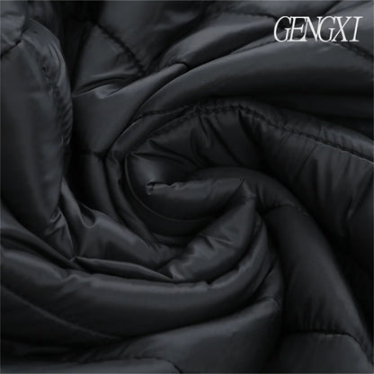 New Winter Fleece-Lined Thickened Cotton Coat Business-Casual Windproof Warm Lightweight Fashionable Hooded Jacket Sports Jacket.