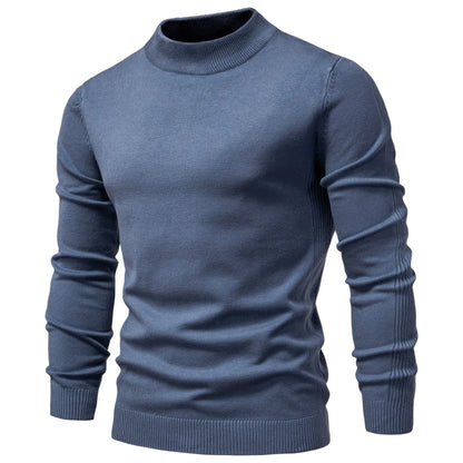New Winter Turtleneck Thick Mens Sweaters Casual Turtle Neck Solid Color Quality Warm Slim Turtleneck Sweaters Pullover Men