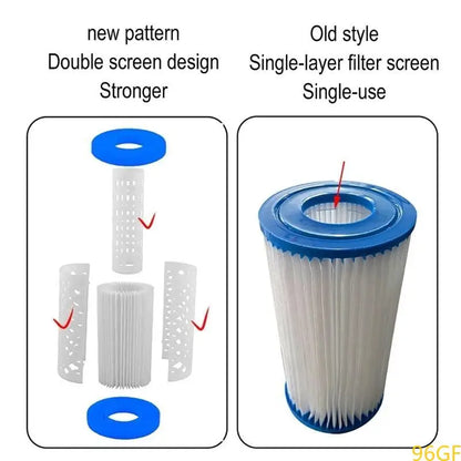 96GF Plastic Pool Filter Cartridge Pool Filter Replacement Swimming Pools Filter