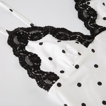 Tossy Spitze V-ausschnitt Patchwork Maxi Kleid Frauen Backless Hohe Taille Schlank Spaghetti Kontrast Party Kleid Weiblichen Frühling Langes Kleid.