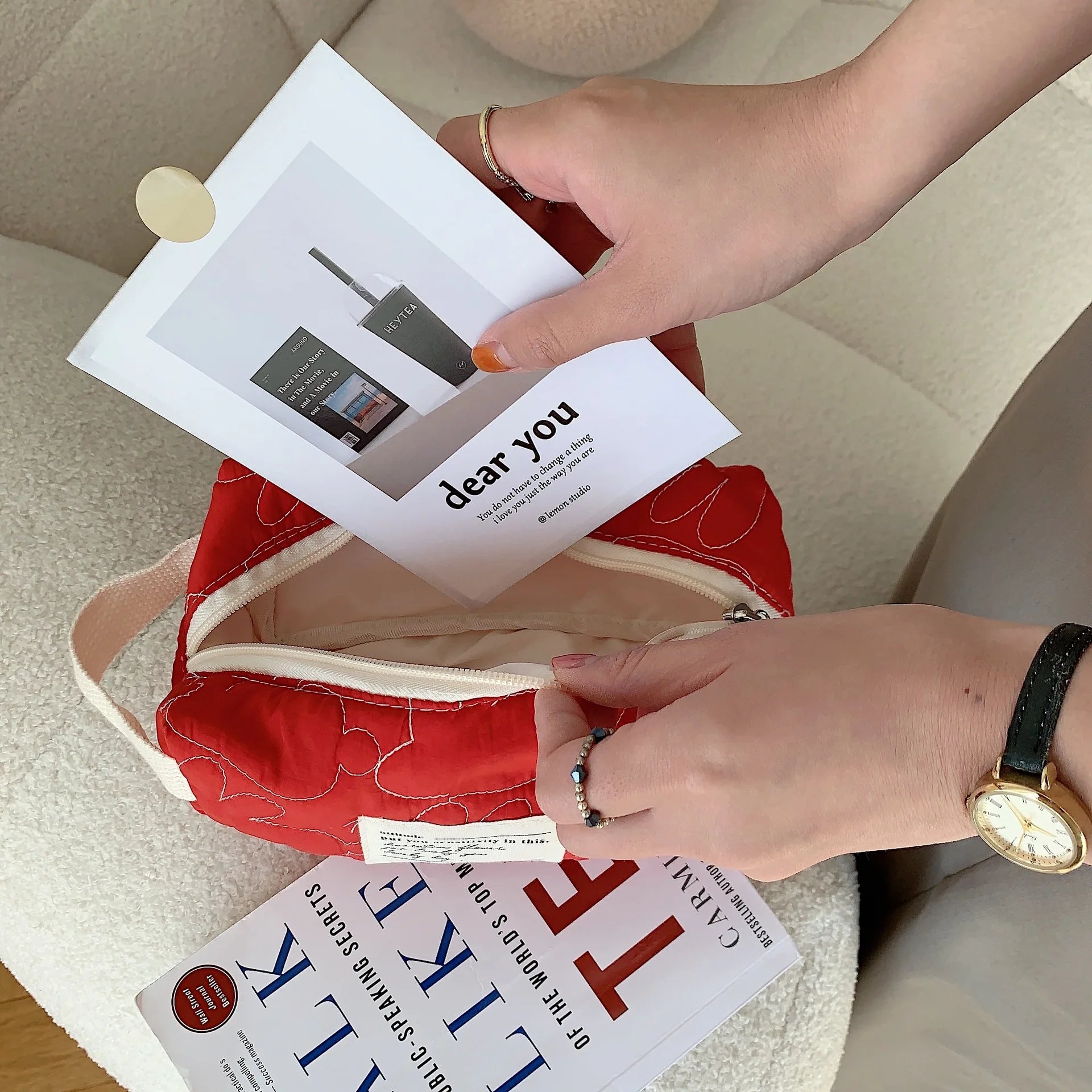 2025 Cute Rabbit Travel Cosmetic Lipstick Purse Storage Bag Kawaii Women Makeup Handbags Organizer Wallet Pouch Pencil Case Bags.