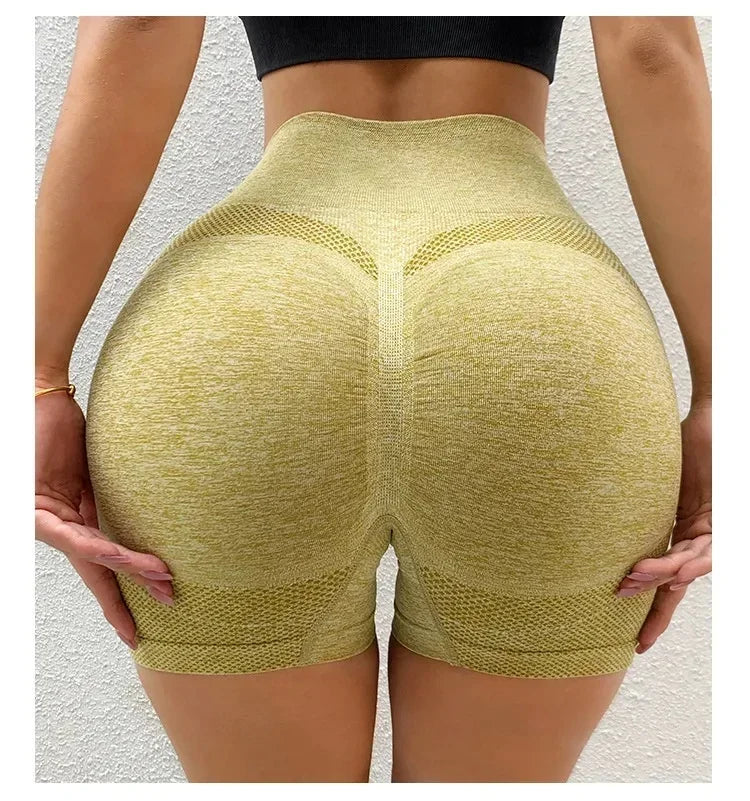 Short Gym Women‘s Gym Shorts High Elasticity Yoga Clothing Absorbent Short Sets Push Up Pants Cycling Jogging Fitness Legging.