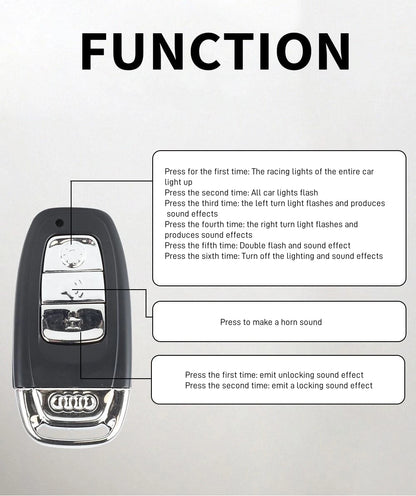 1:18 Key Remote Control Version AUDI RS7 Alloy Sports Car Model Diecast Metal Racing Vehicle Car Model Sound Light Kids Toy Gift.