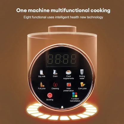 Electric Soy Milk Machine 1500ML Mixer Machine Automatic Intelligent Food Blender Fruit Juicer Wall Breaking Rice Paste Maker.