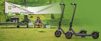 ES80/M365 X1 Electric Scooter 36V 10.5Ah 500W Motor 35KM Long Range 31KM/H 8.5Inch Solid Tires Foldable Smart APP EScooter