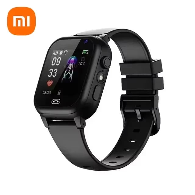 Xiaomi Kids 5G Smart Watch SOS GPS Location Video Call Sim Card Child Camera Waterproof Upgrade 2025For Boys Girls Add Earphone