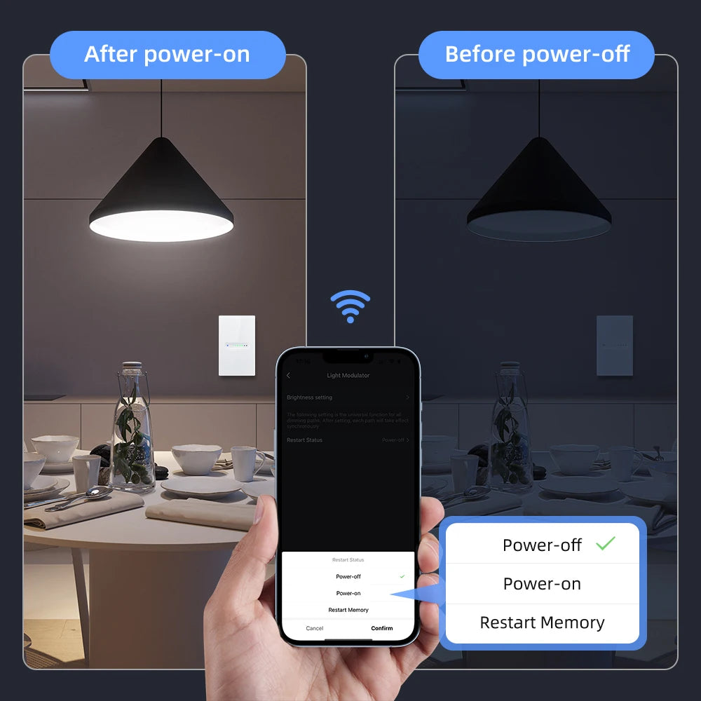 AVATTO Tuya WiFi/ZigBee 1/2 Gang Dimmer Licht Schalter Touch Panel APP Fernbedienung Smart Dimmer Schalter Für Alexa google Hause.