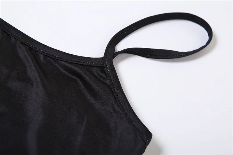 Gedruckt Spaghetti Hot Backless Maxi Kleid Frauen Mode Schlank Elegante Kontrast Patchwork Halter Kleider Herbst Lange DressZ