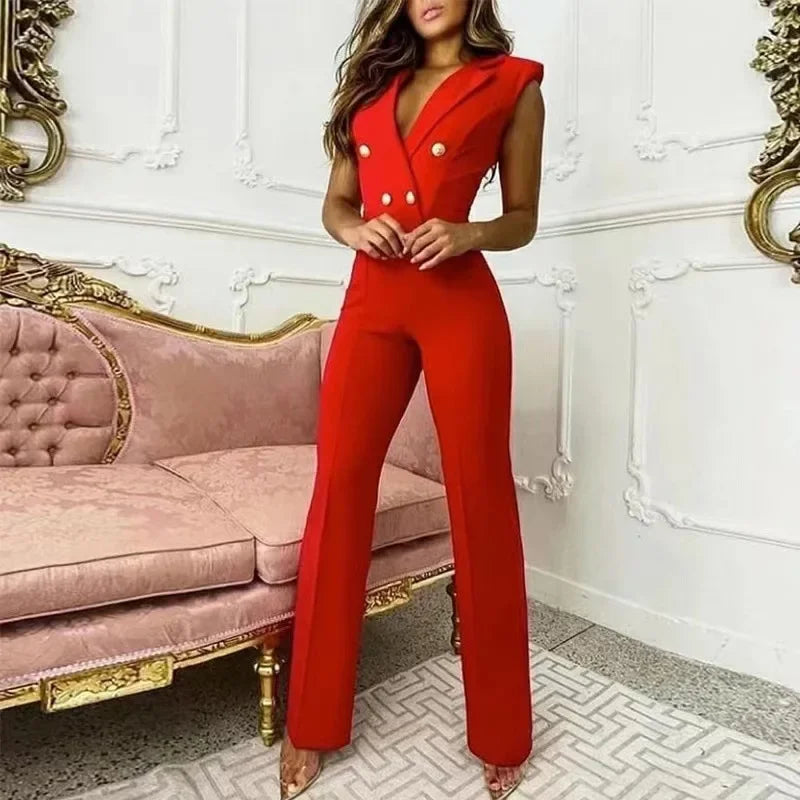 Women Jumpsuit Lace Straight Leg Elegant Long Jumpsuit V-neck Mesh Elegant Tube Spring Sexy Party Night Evening Jumpsuit Summer.