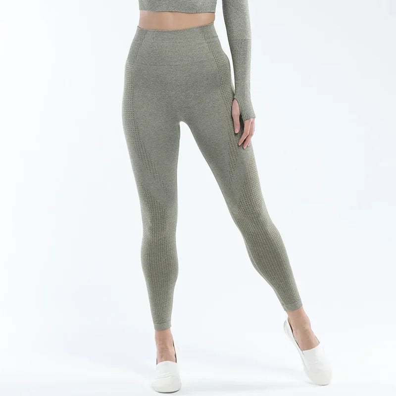 Vital Seamless Leggings Women High Waist Yoga Pants Tummy Control Workout Slim Hip Up Stretchy Leggings Booty Sport Tights.