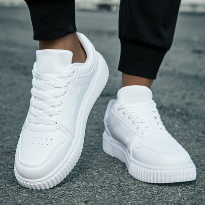 YRZL Womens Sneakers Autumn White Shoes Lightweight Thick Sole Non Slip Skatebaord Shoes Unisex Casual Sports Shoes for Man.