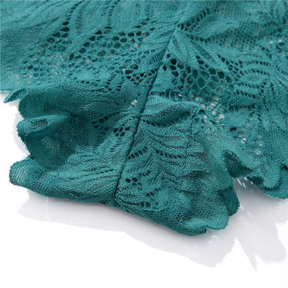 FINETOO 6Pcs Women Floral Lace Panties High Waist Brief Sexy Lingerie Panty Brazilian Underpants Femme Underwear Bikini Intimate