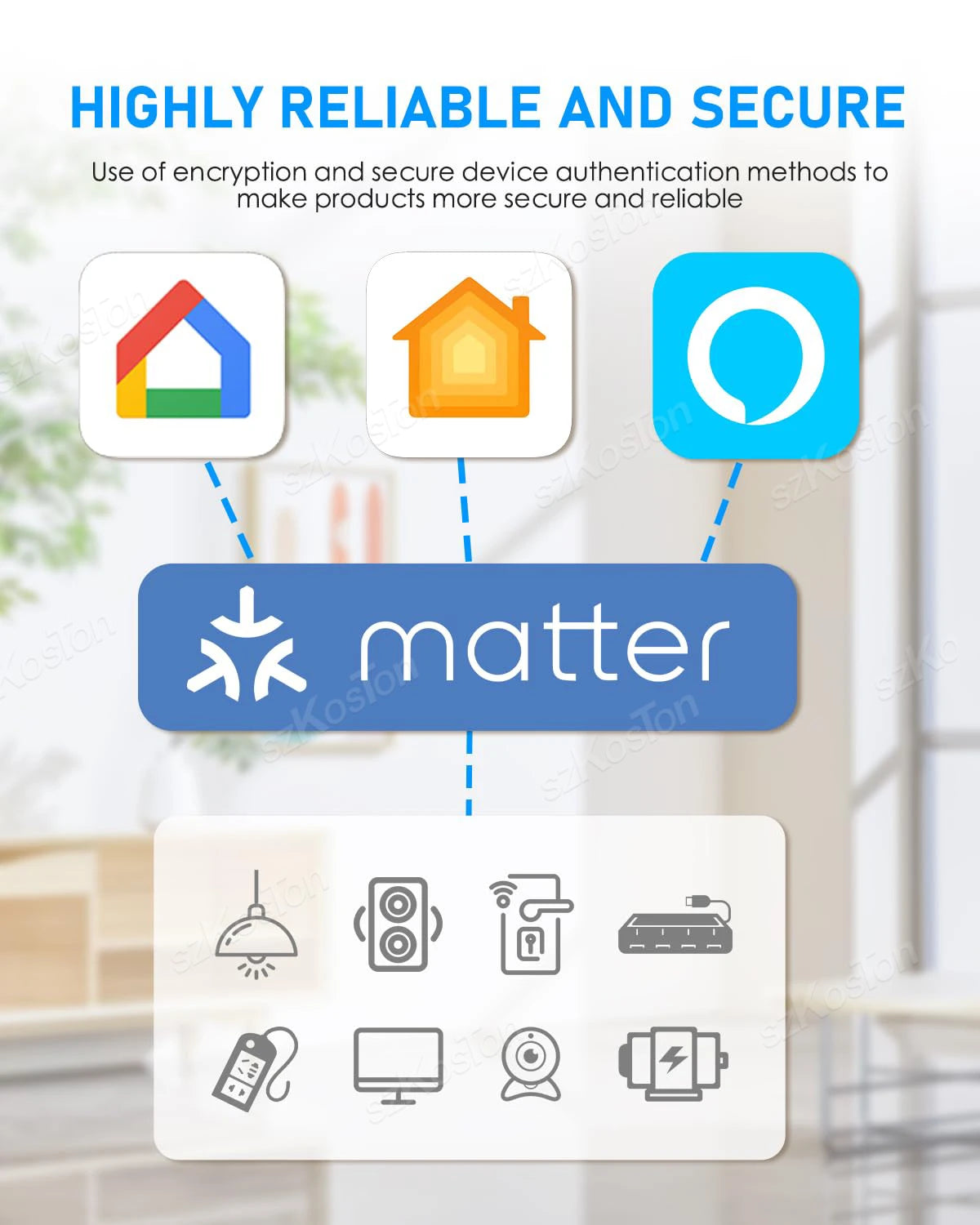 16A Matter EU WiFi Smart Socket Home Appliance Mini Smart Plug Adapter APP Control Timer Funktioniert mit HomeKit Siri Alexa Google.