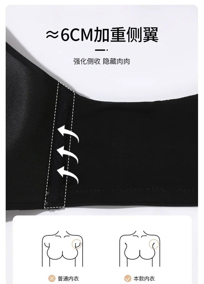 Seamless Bras for Women Small Chest 1/2 Cup Push Up Bra Non-Wire Bra Women Support Underwear Sexy Lingerie Female Intimates.