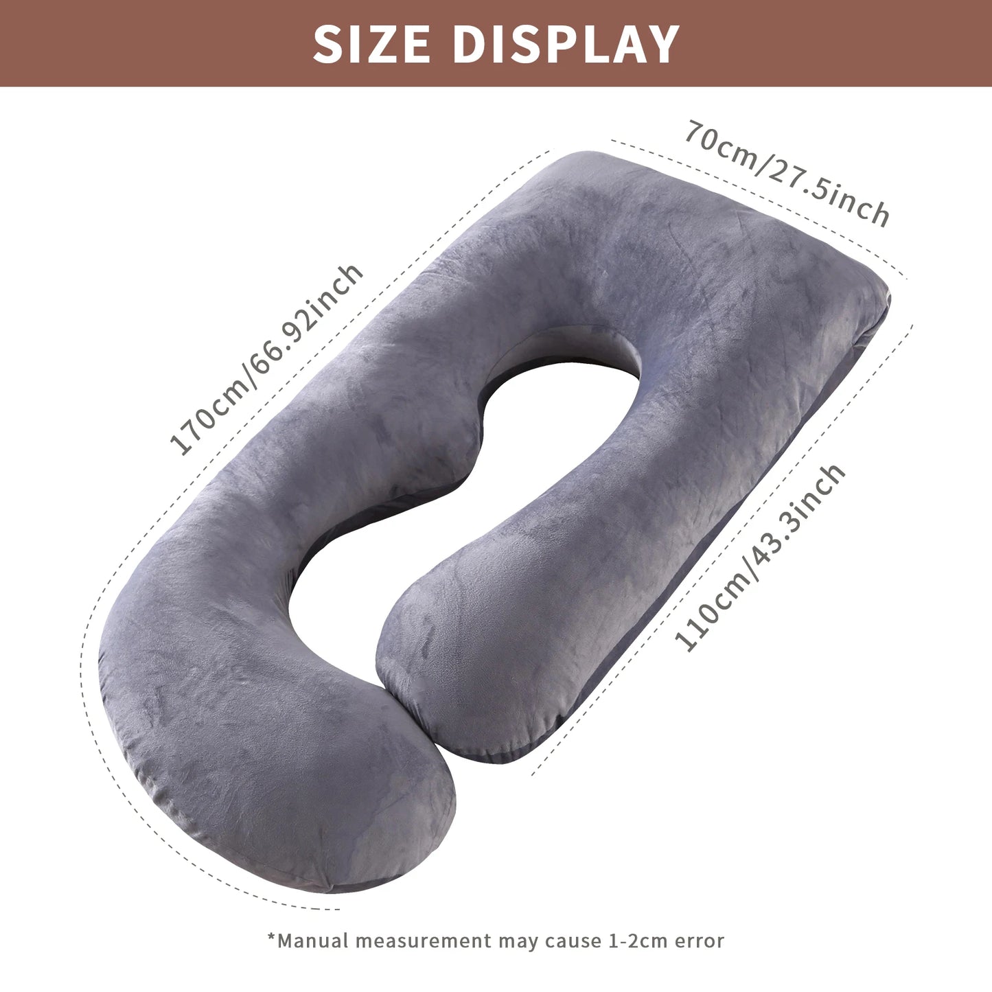 Pregnancy Pillows for Sleeping, G Shaped Full Body Maternity Pillow with Removable Cover - Support for Belly for Pregnant Women.
