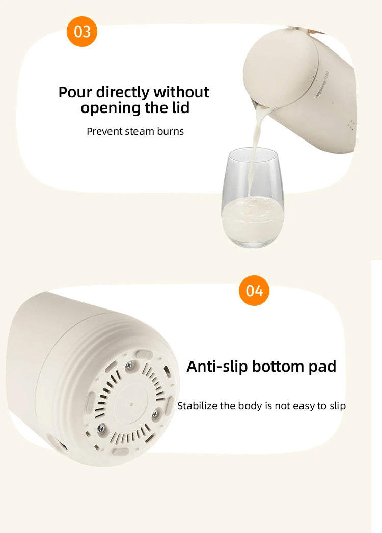 Joyoung Soy Milk Maker 2-3 People Household 350ml 220V Automatic Multi-Function Soybean Milk Machine Filter-Free Liquidificador